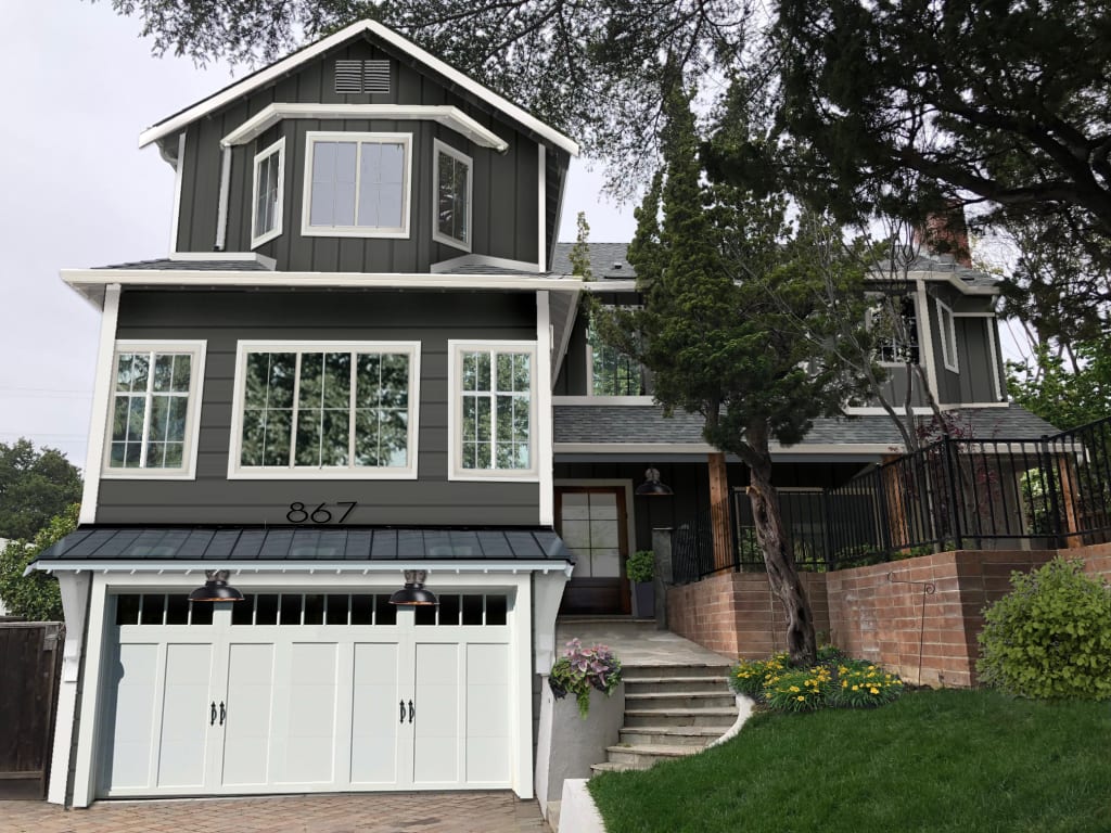 Night Gray James Hardie siding
