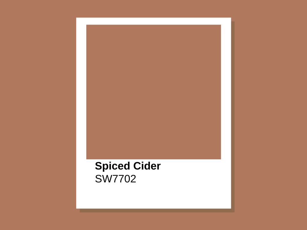 Color swatch showing soft orange as one of the most popular exterior colors of 2025.