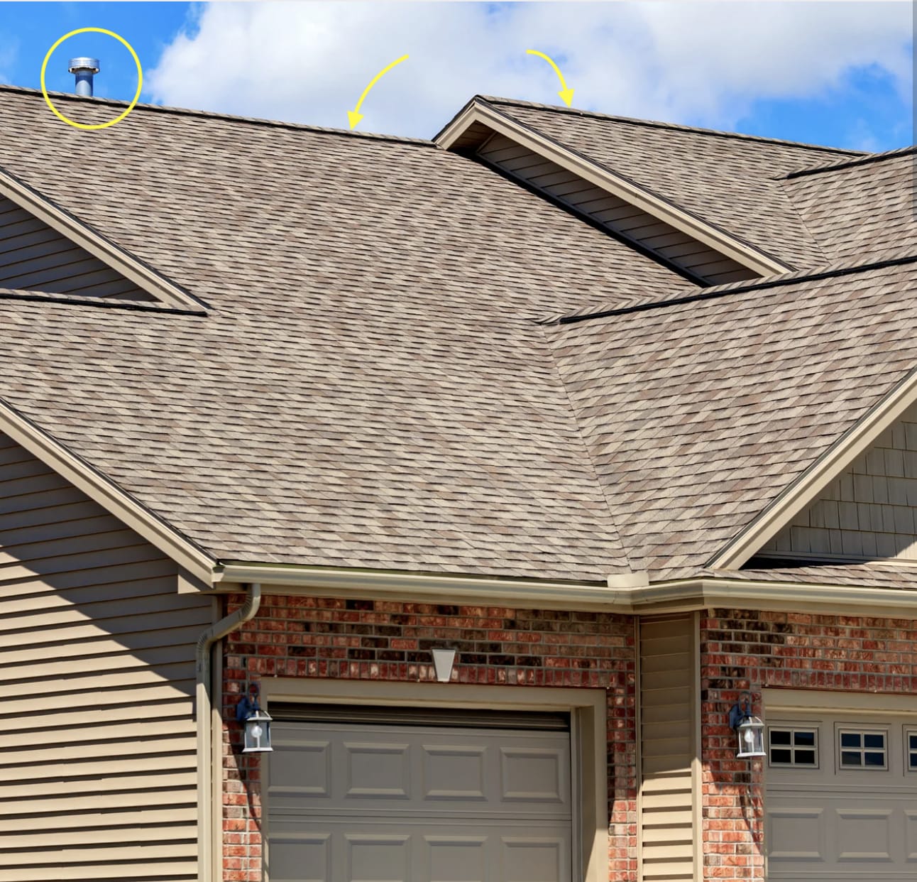 Ventilation on roof