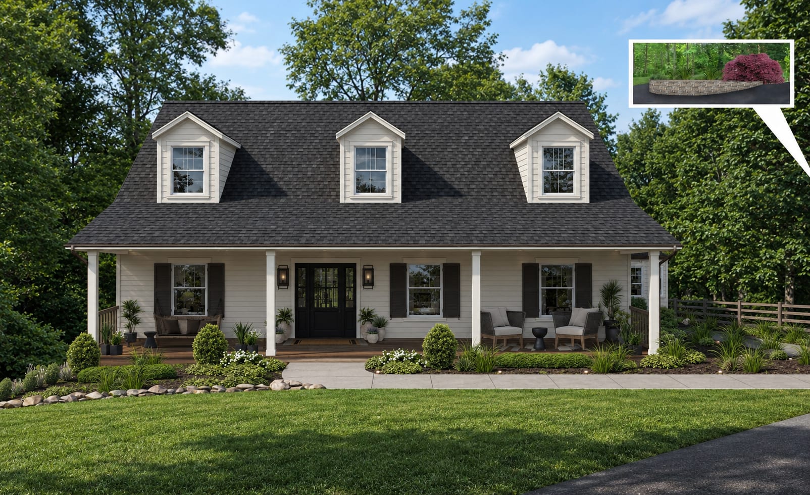 Rendering — Marshall, VA Exterior Transformation
