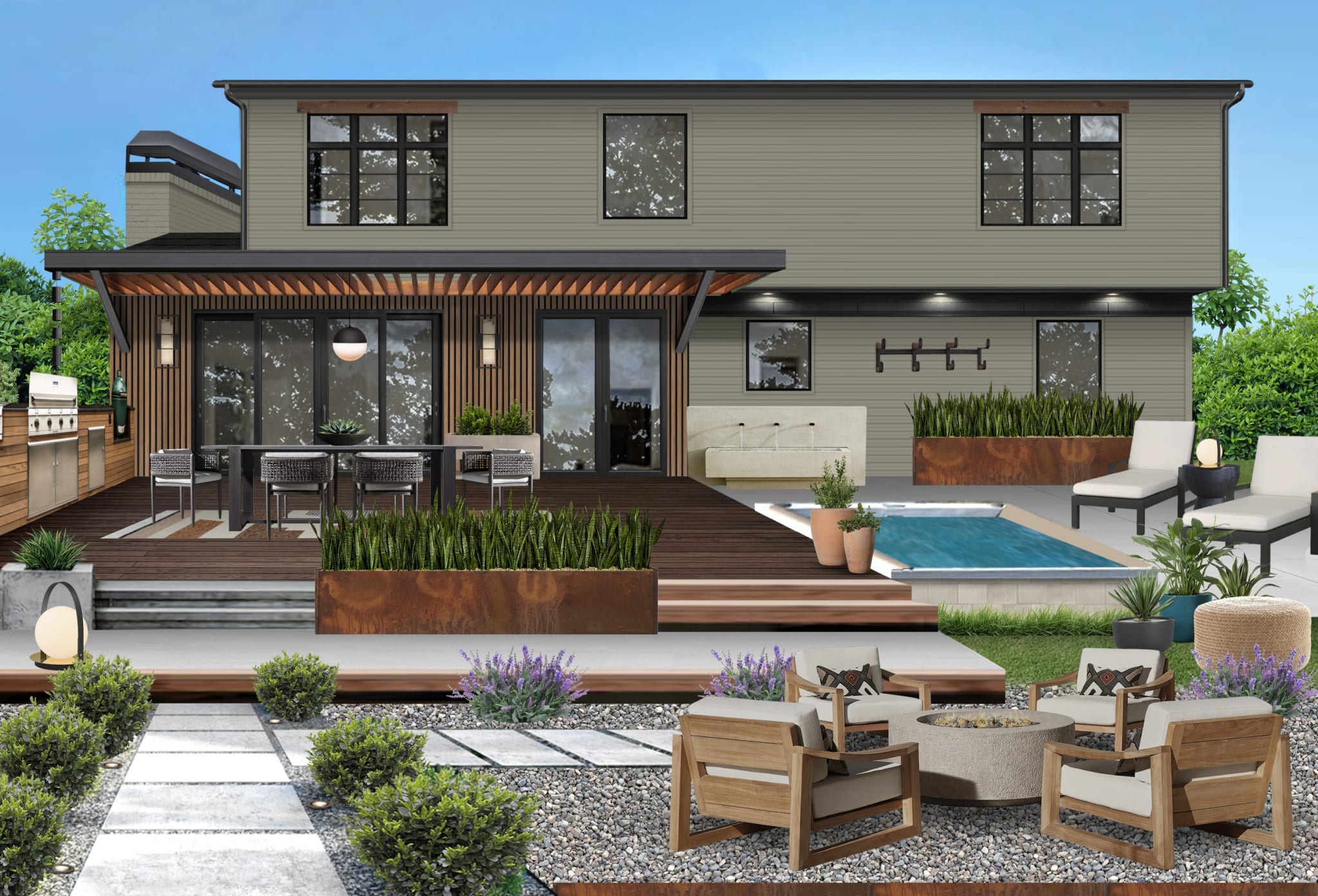 Rendering — Cranberry Twp, PA Exterior Transformation