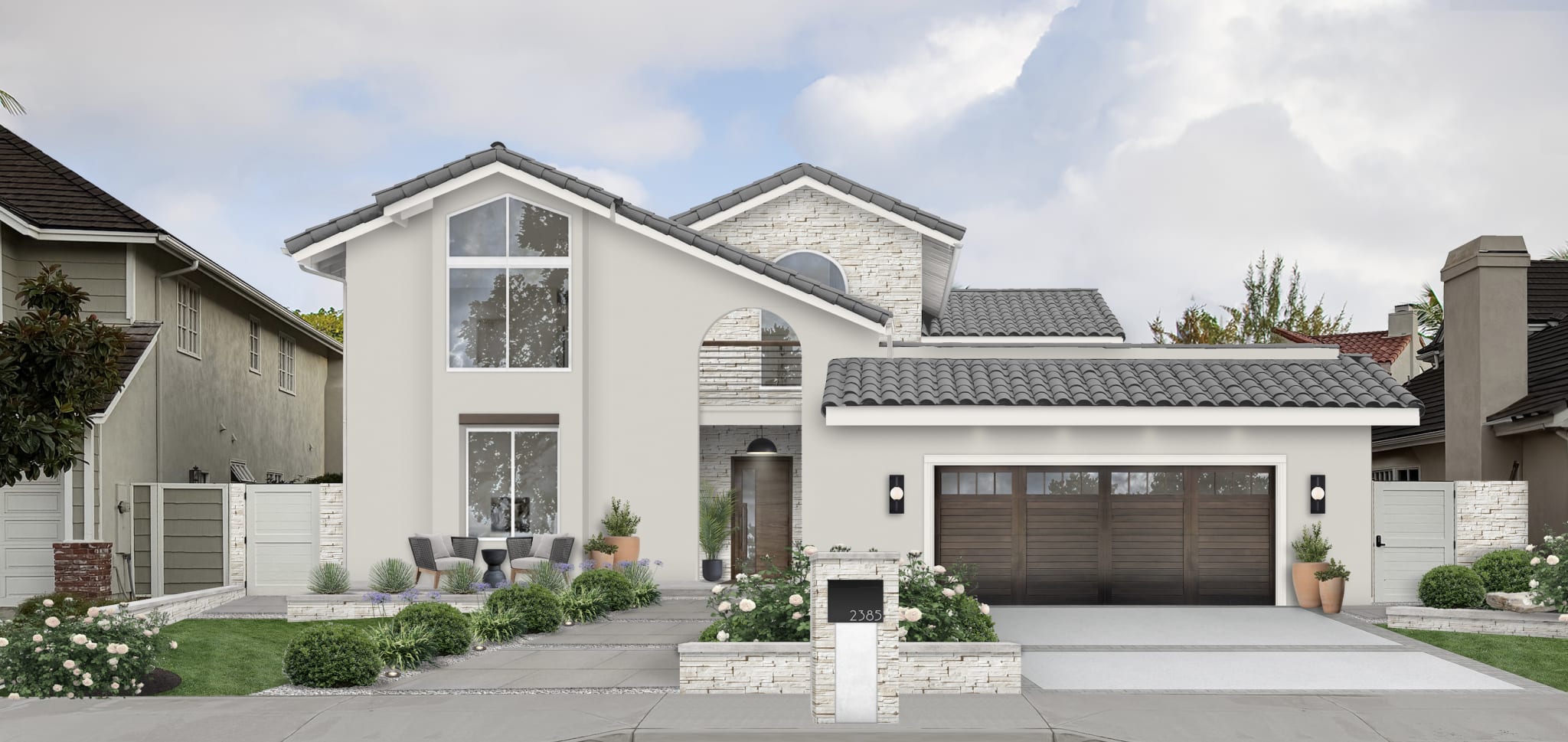 Rendering — Huntington Beach, CA: Exterior Transformation