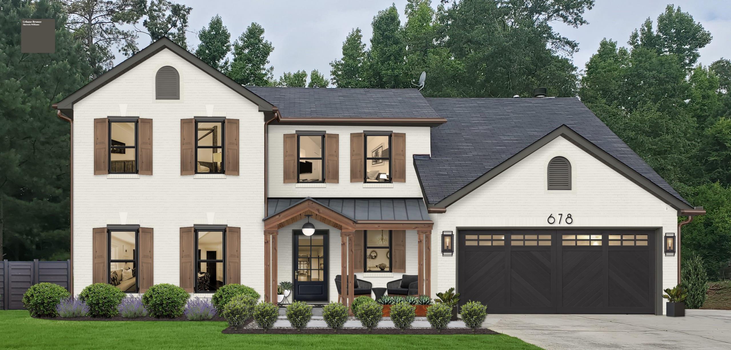 A home with urbane trim.