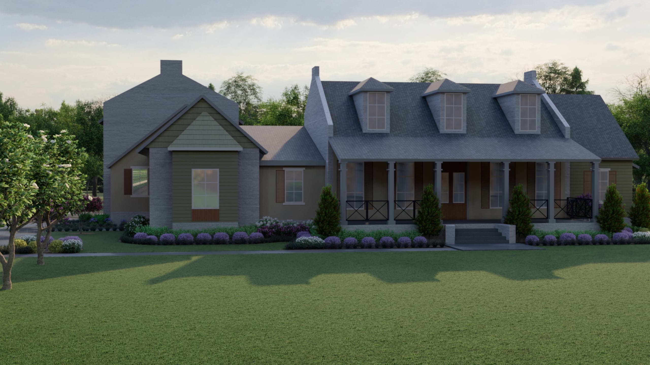 An example to demonstrate classic front yard landscaping ideas