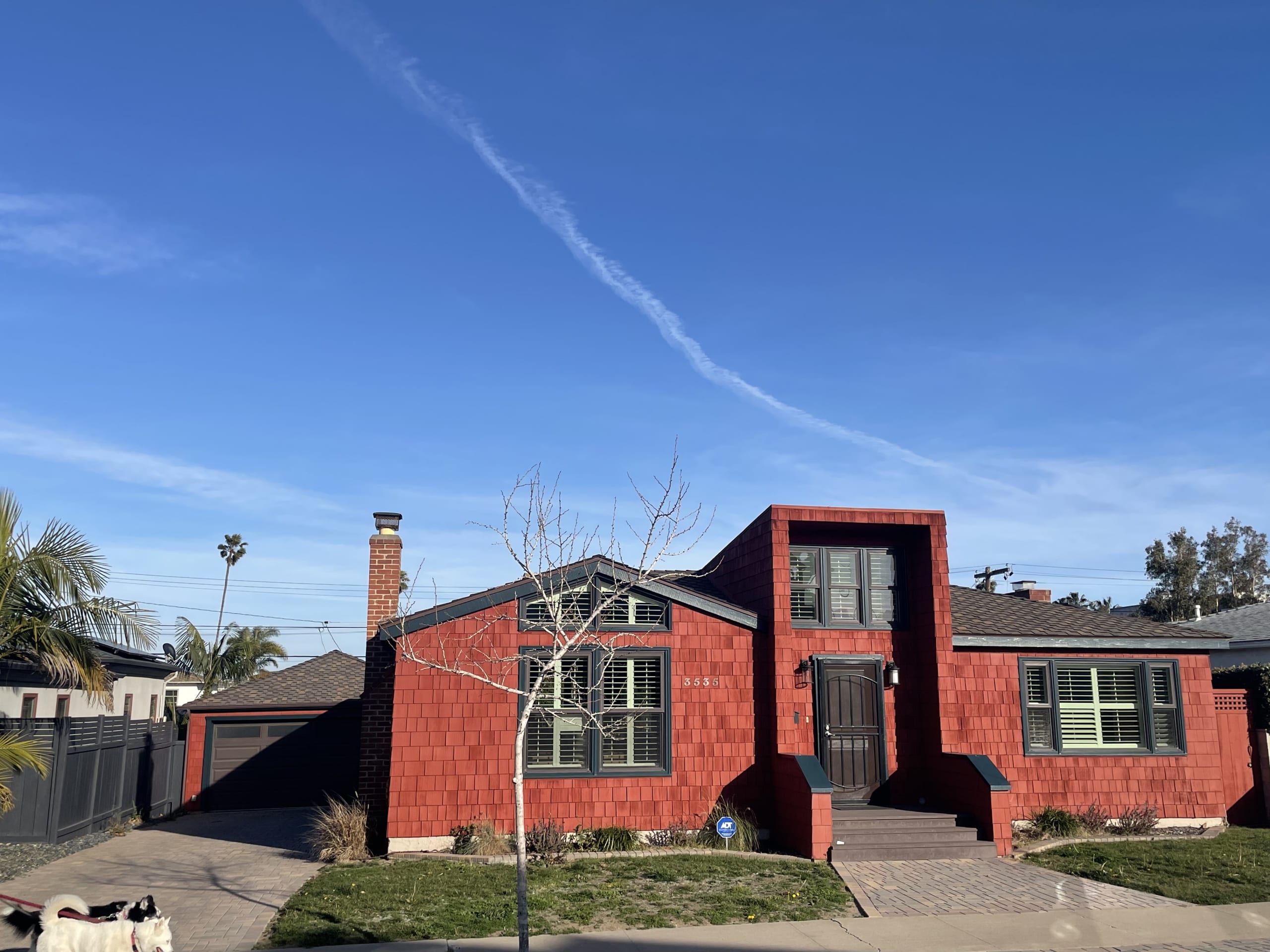 Before image of client exterior.