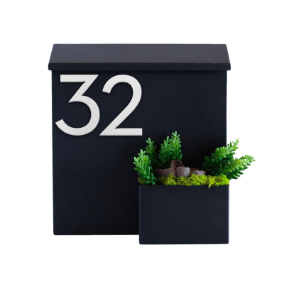 ModernAspect Modern & Contemporary Mailbox in Black