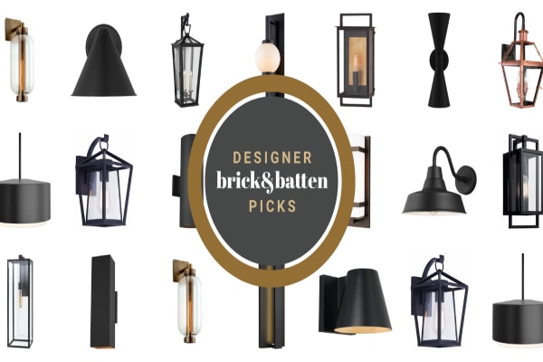 Front porch lighting ideas collage