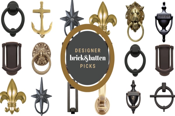A collection of brick&batten's favorite door knockers