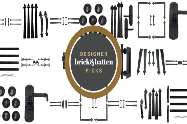 Our Favorite Hardware for Garage Doors collage