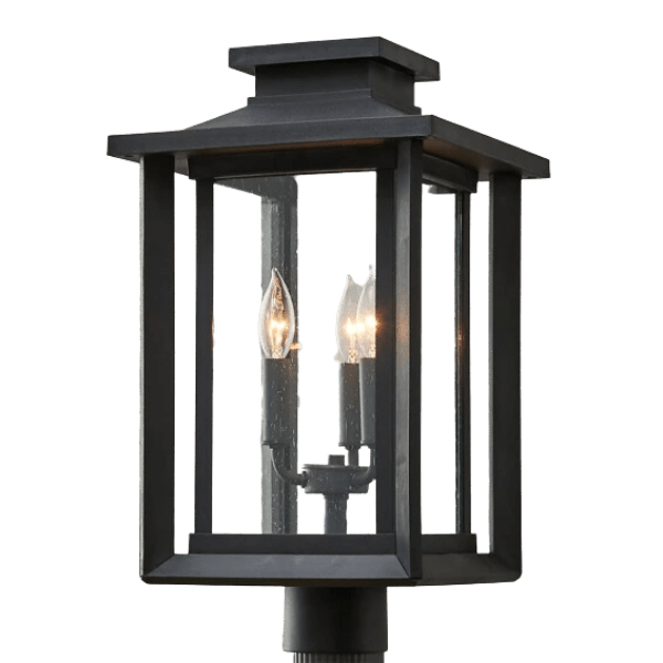 Double Framed Post Light