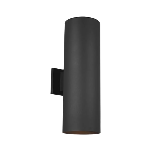 Visual Comfort Outdoor Cylinder 18.25” Two Light Wall Lantern