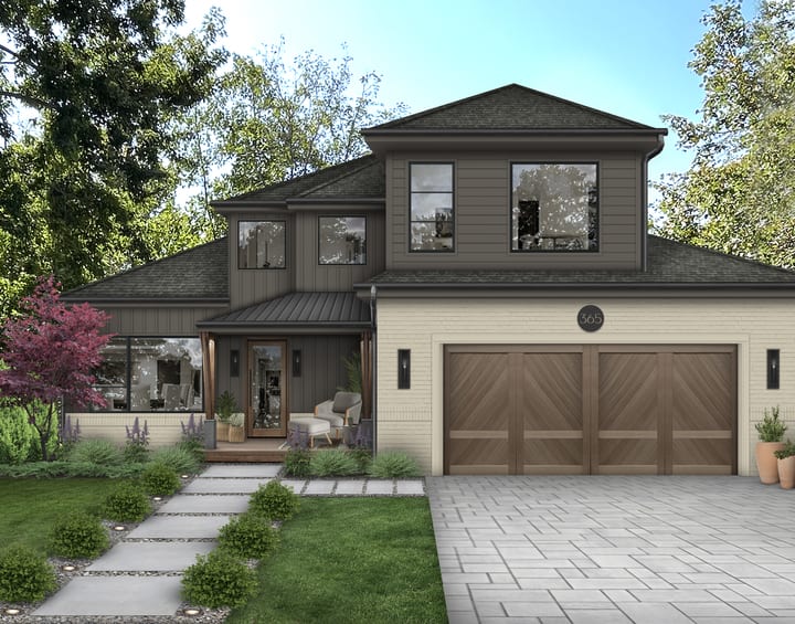 Rendering — Boulder, CO Exterior Transformation