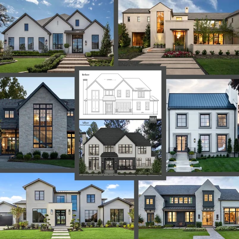 Transitional style home