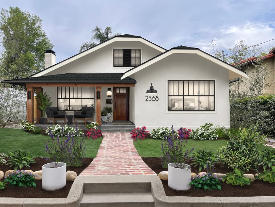 Small Cottage Stucco Homes California Cool Style Comes To A Florida