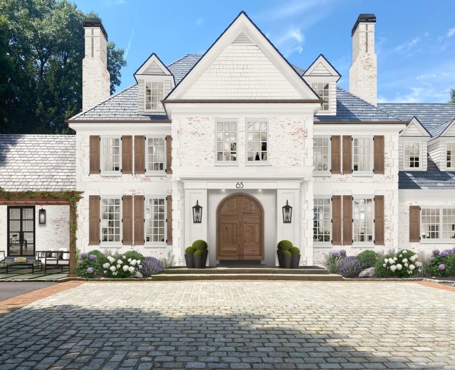 French Style Houses Exterior
