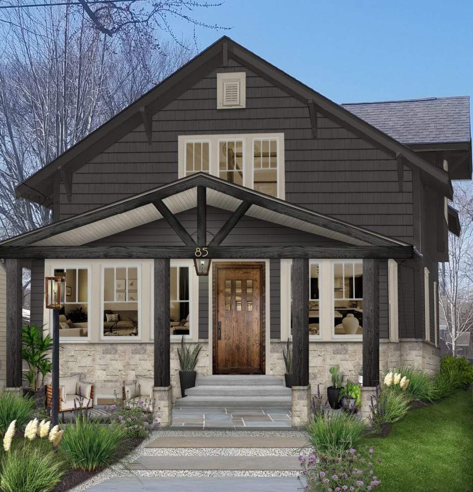 Front Porch Columns: On-Trend Materials \u0026 Styles - brick\u0026batten, image size:928x966