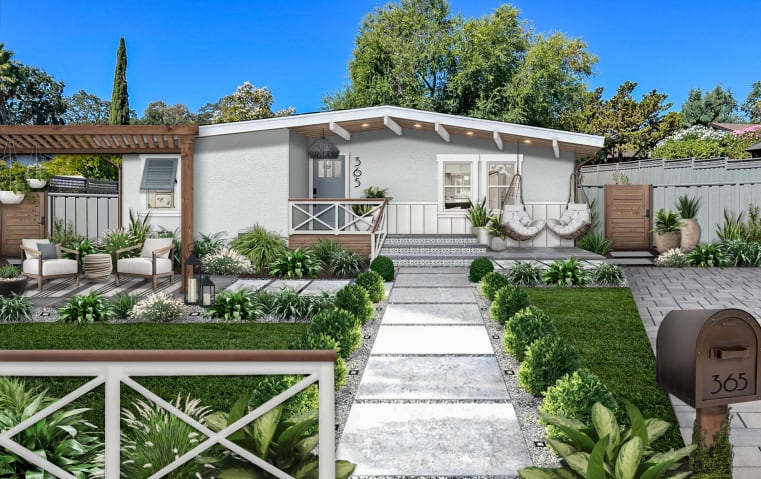 Beachy home with lots of outdoor living space Beachy home with lots of outdoor living space