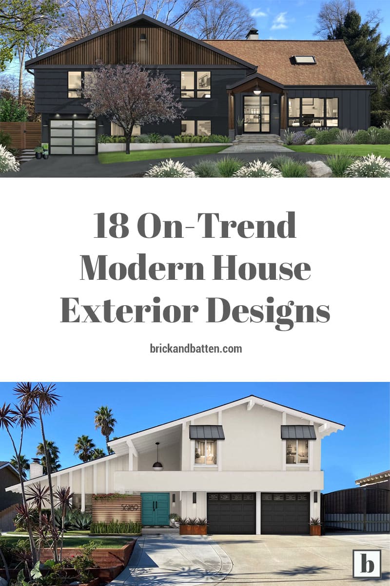 Modern Home Exterior Designs - 18 On-Trend Ideas