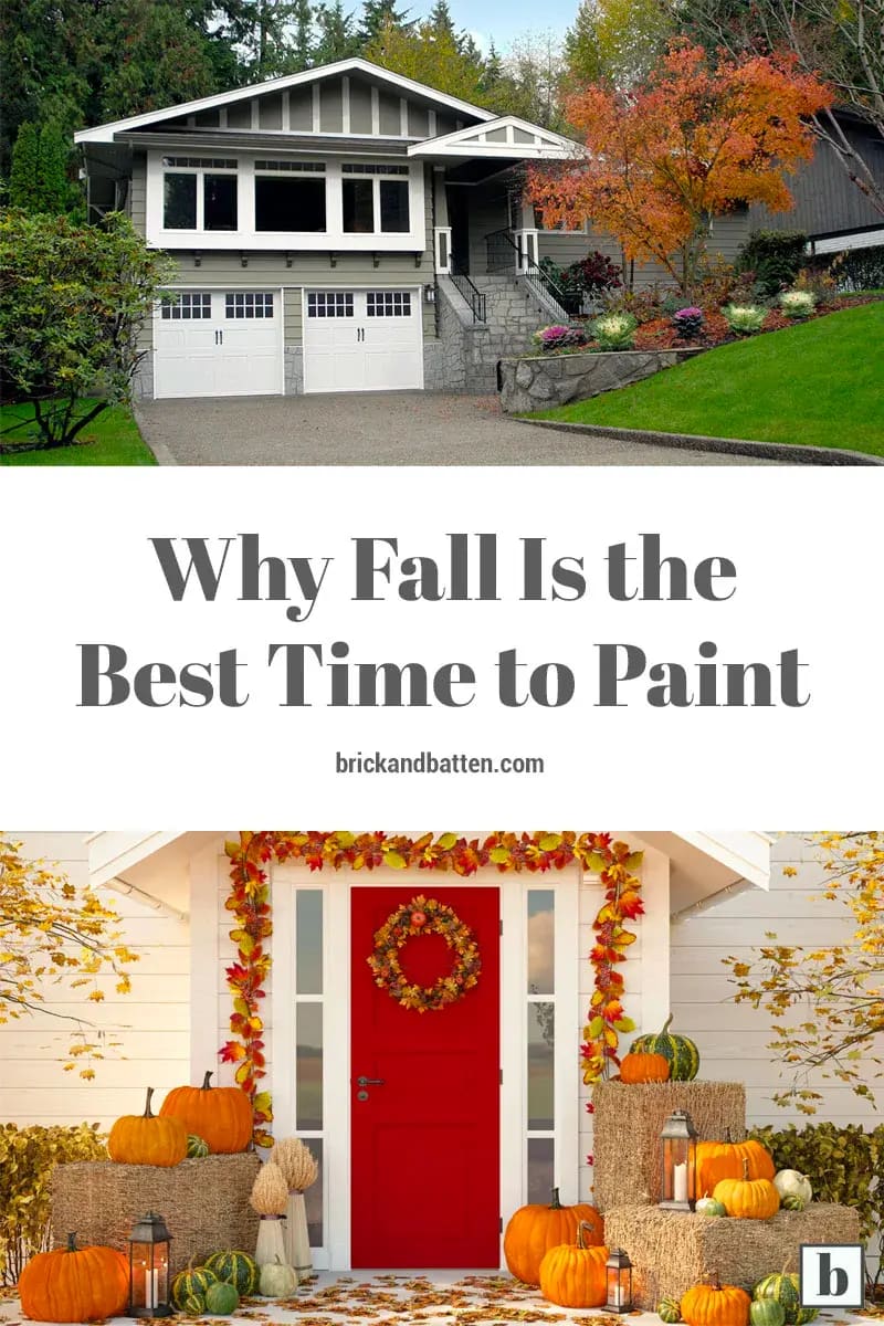 Fall Temperatures Are Excellent for Exterior Painting