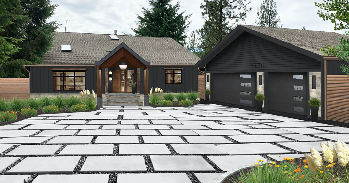 8 Driveway Design Ideas with Photos - brick&batten