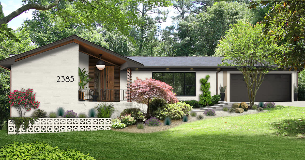 House Numbers Modern Styles, Placement Ideas, and More brick&batten
