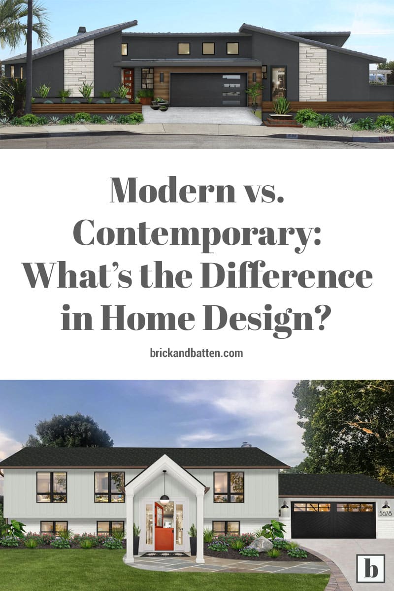 What is the Difference between Contemporary And Modern Home Design