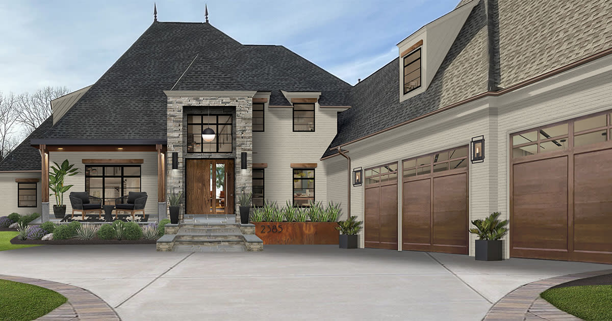 The Best Greige Paint Colors for Exteriors brick&batten