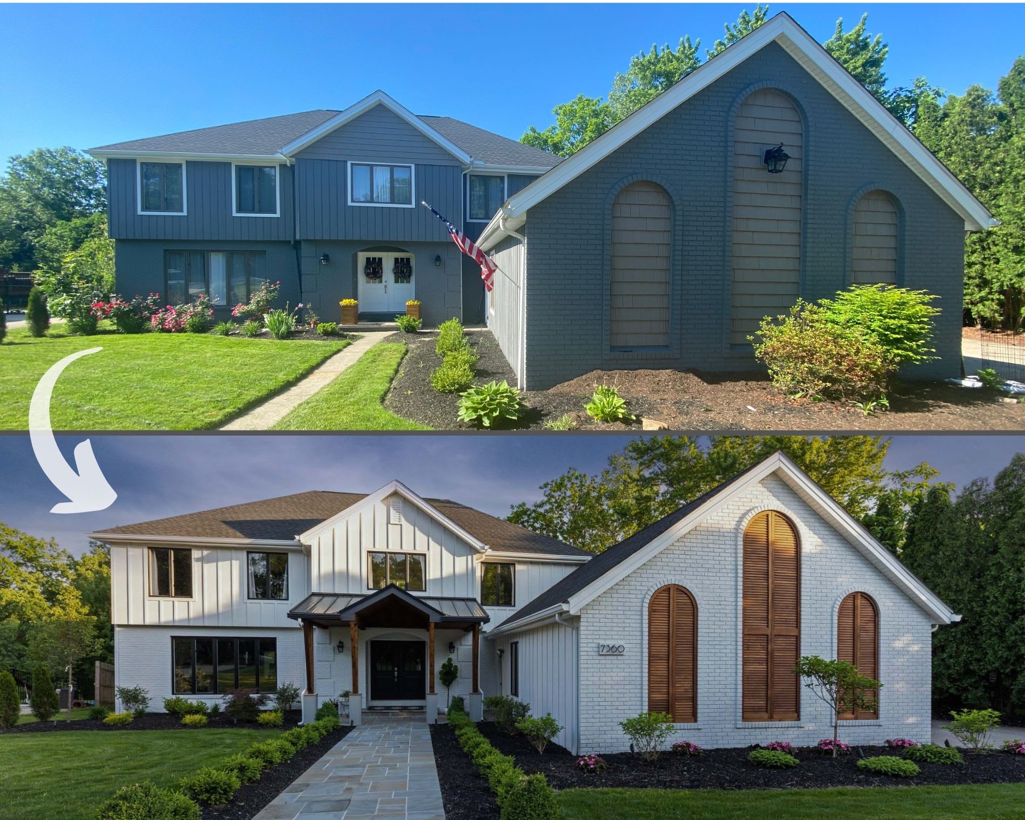 Updated Farmhouse Old Farmhouse Before And After Before And After: Farmhouse Remodel In