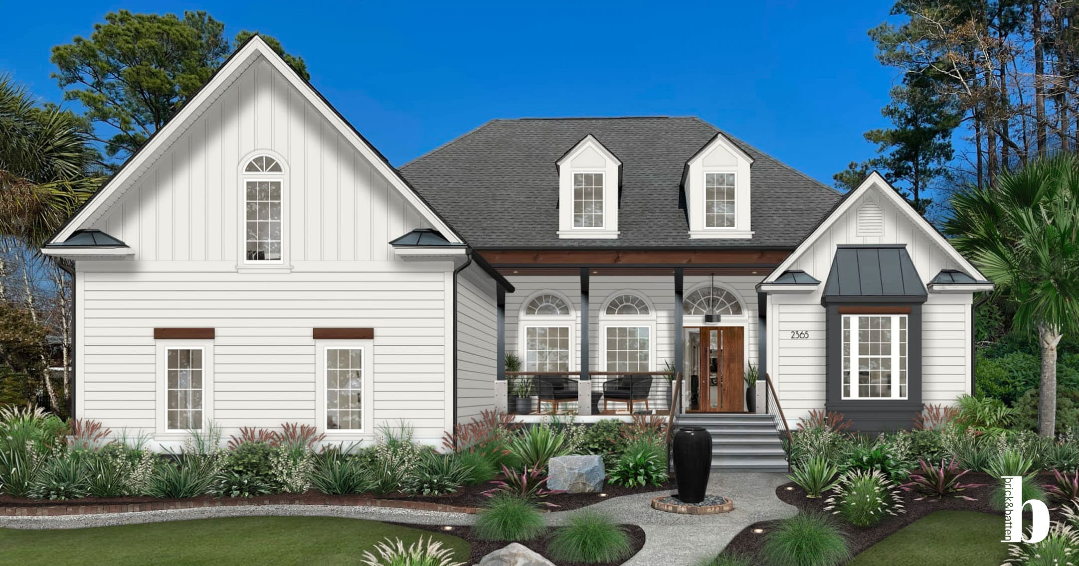 Building A Budget Home With A Large Porch photo