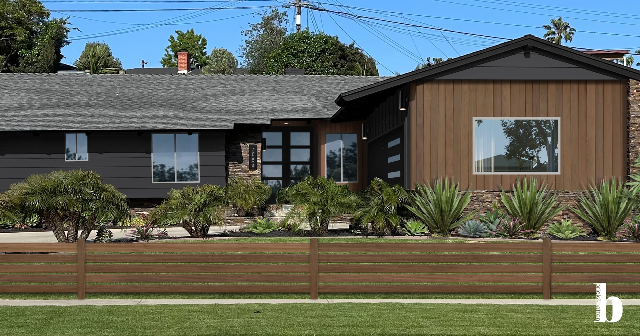 Renovation Revives a Ranch Home's Midcentury Modern Vibe