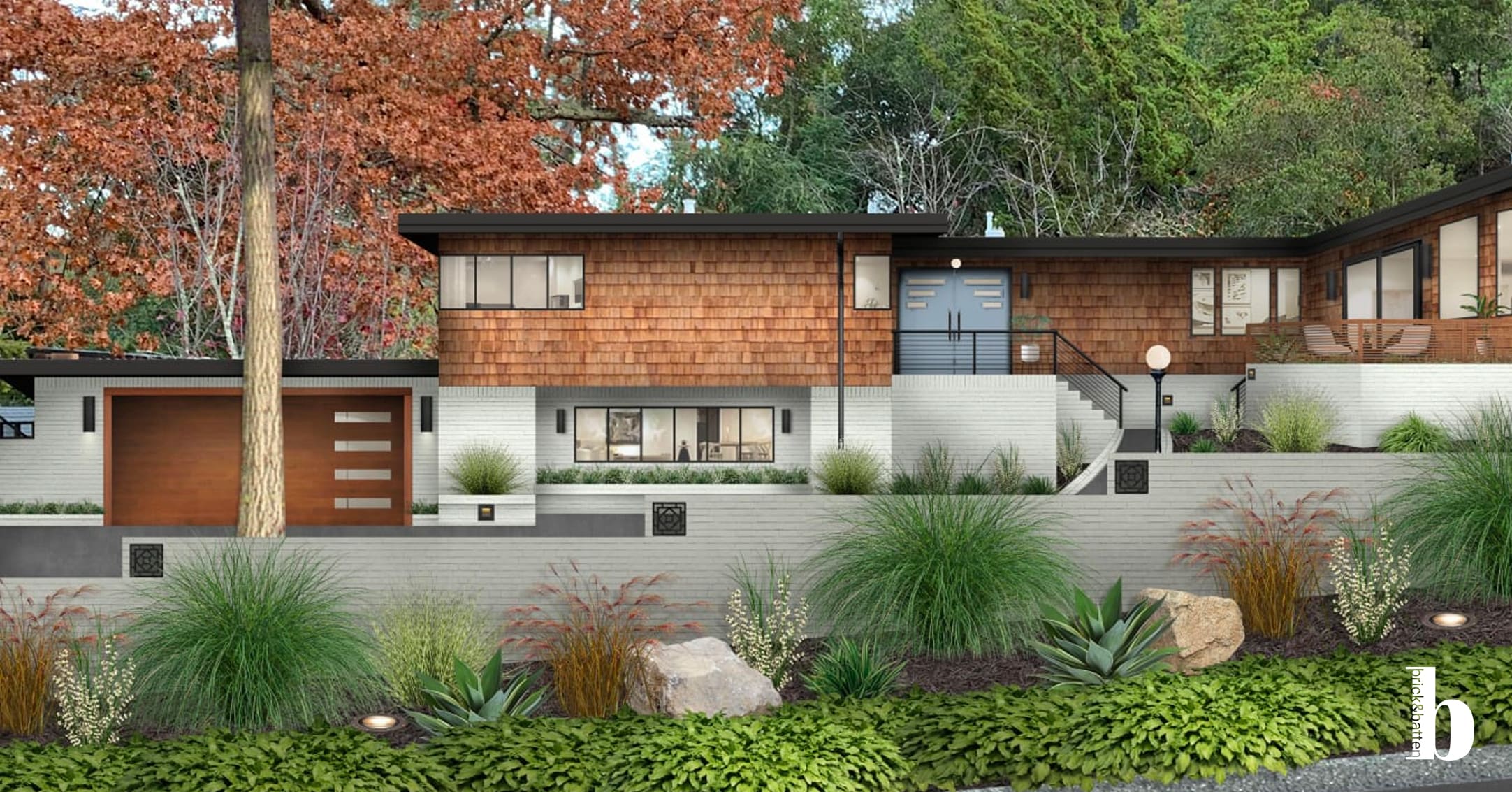 Our Favorite Blue Front Door Colors & Designs - brick&batten