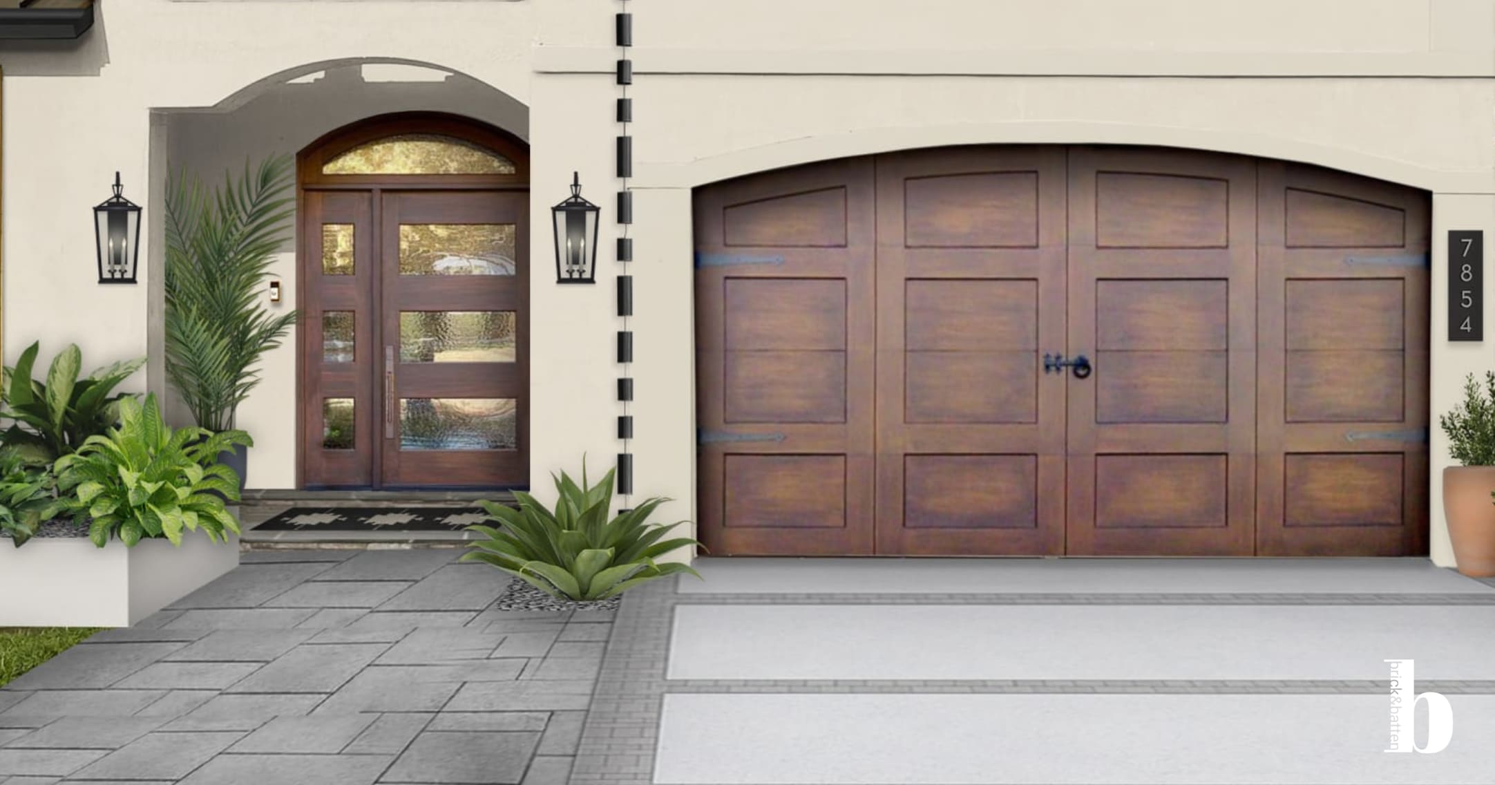 Our Favorite Hardware for Garage Doors - brick&batten