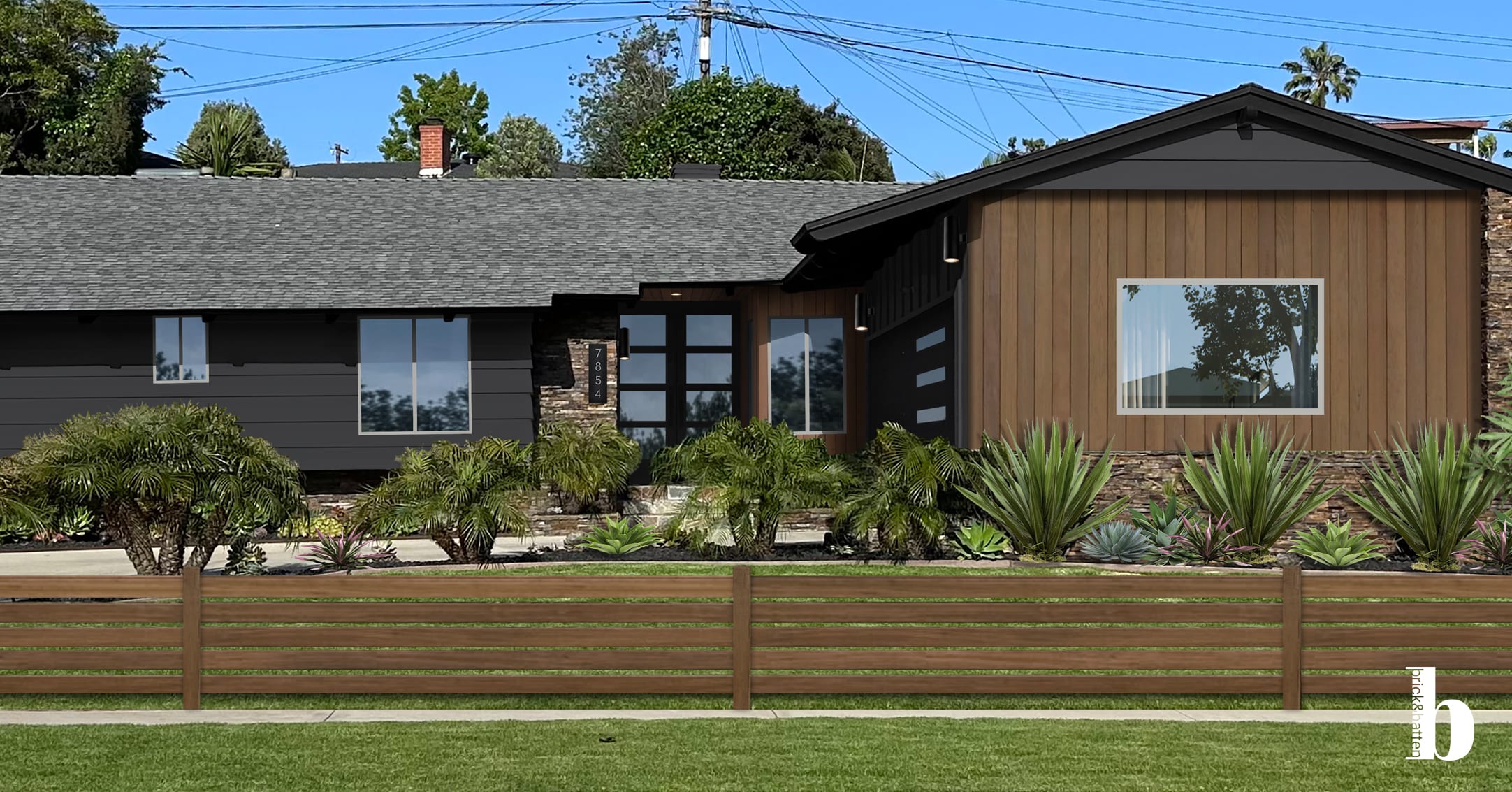 16 Ranch Homes with Gorgeous Exteriors - brick&batten