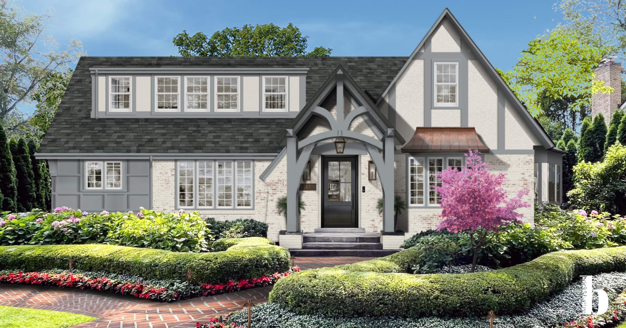 Top 12 Exterior Trim Paint Colors for Your Home | brick\u0026batten, image size:2164x1136