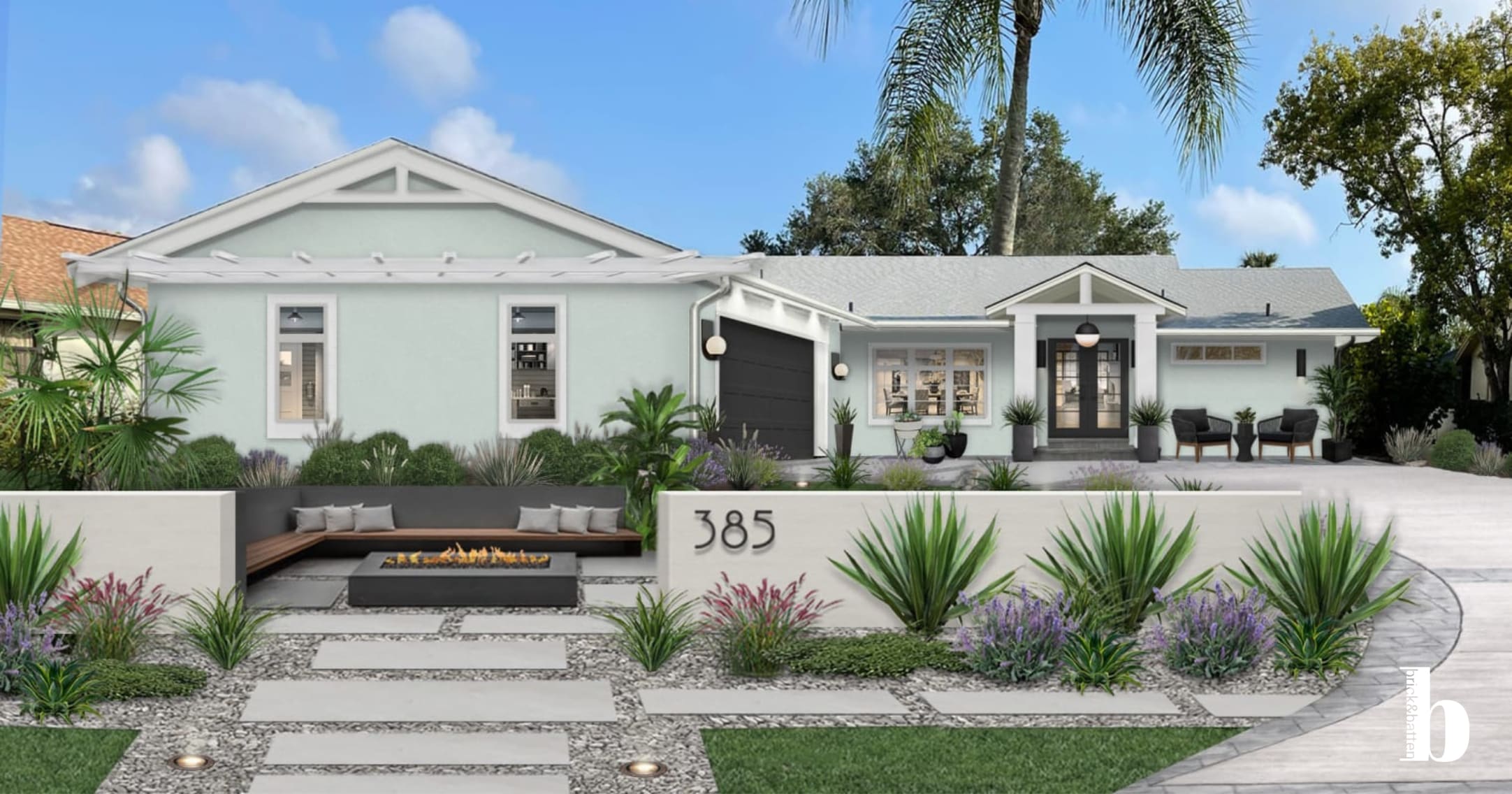 10 Tropical Color Palette Ideas for Home Exteriors | brick\u0026batten, image size:2164x1136