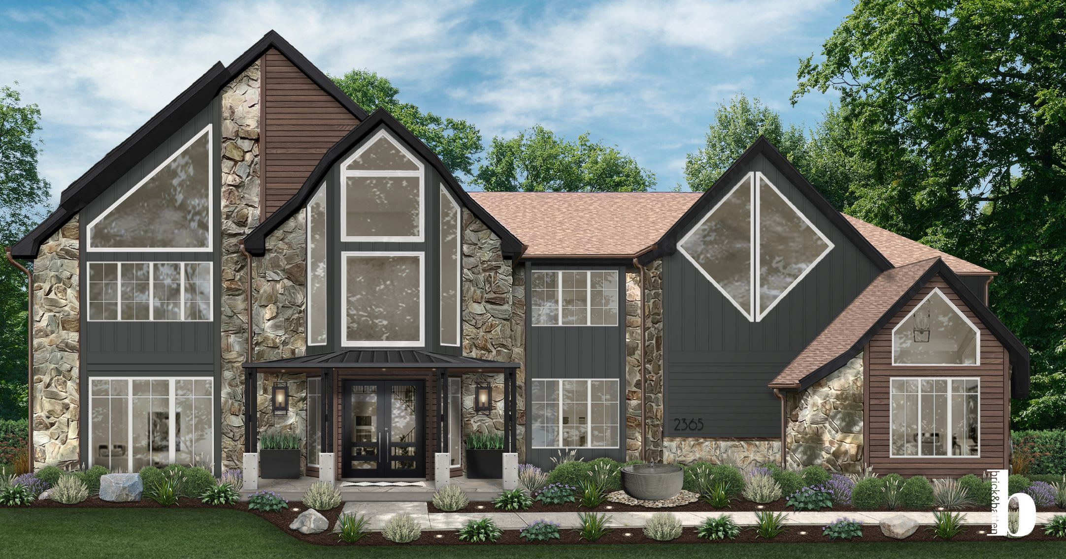 Ms Window Outside Design 7 Picture Window Exterior Design Ideas - brick&batten