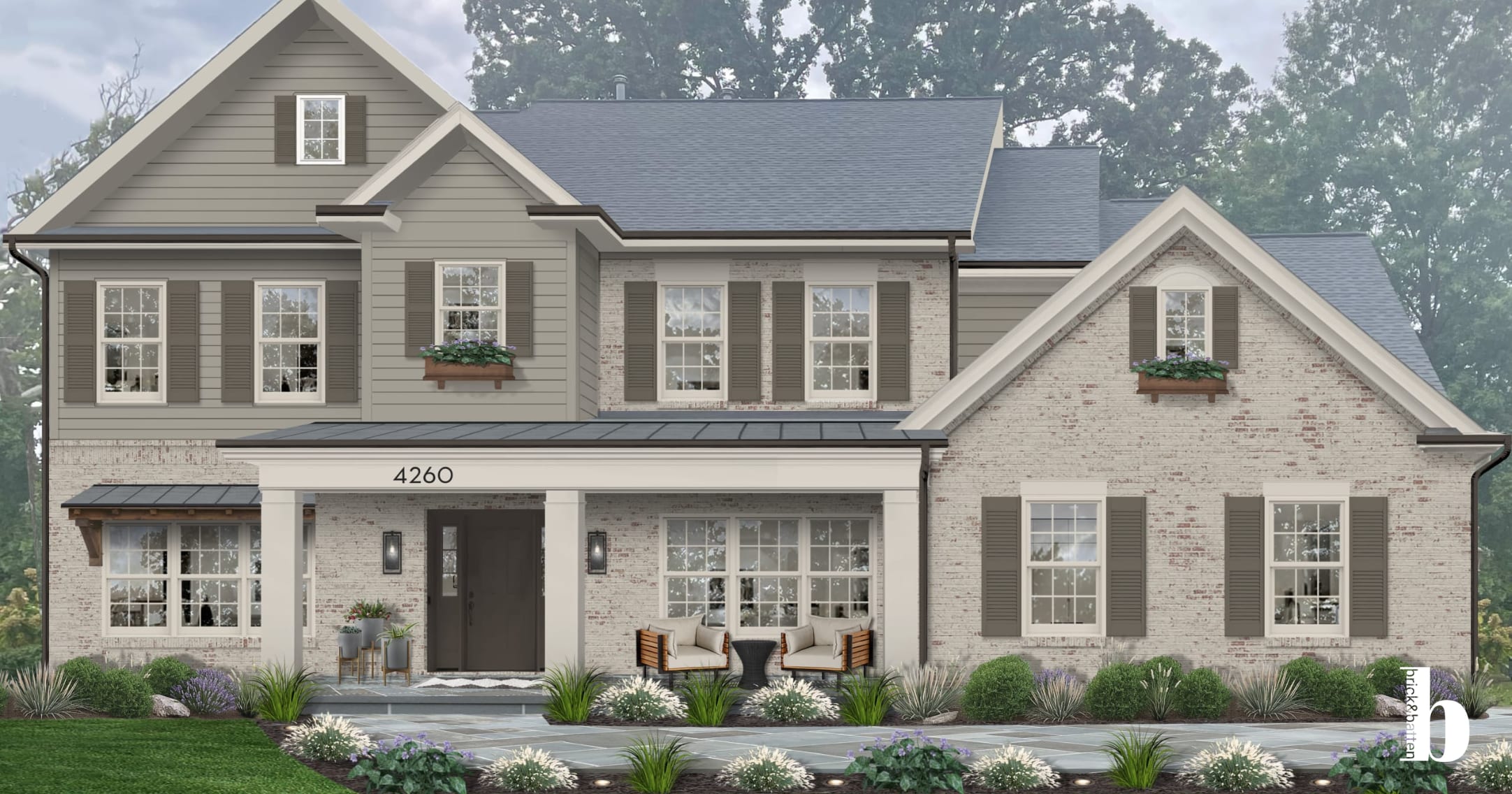 Designer Tips for a Beautiful House Exterior in 2024 - brick\u0026batten, image size:2164x1136