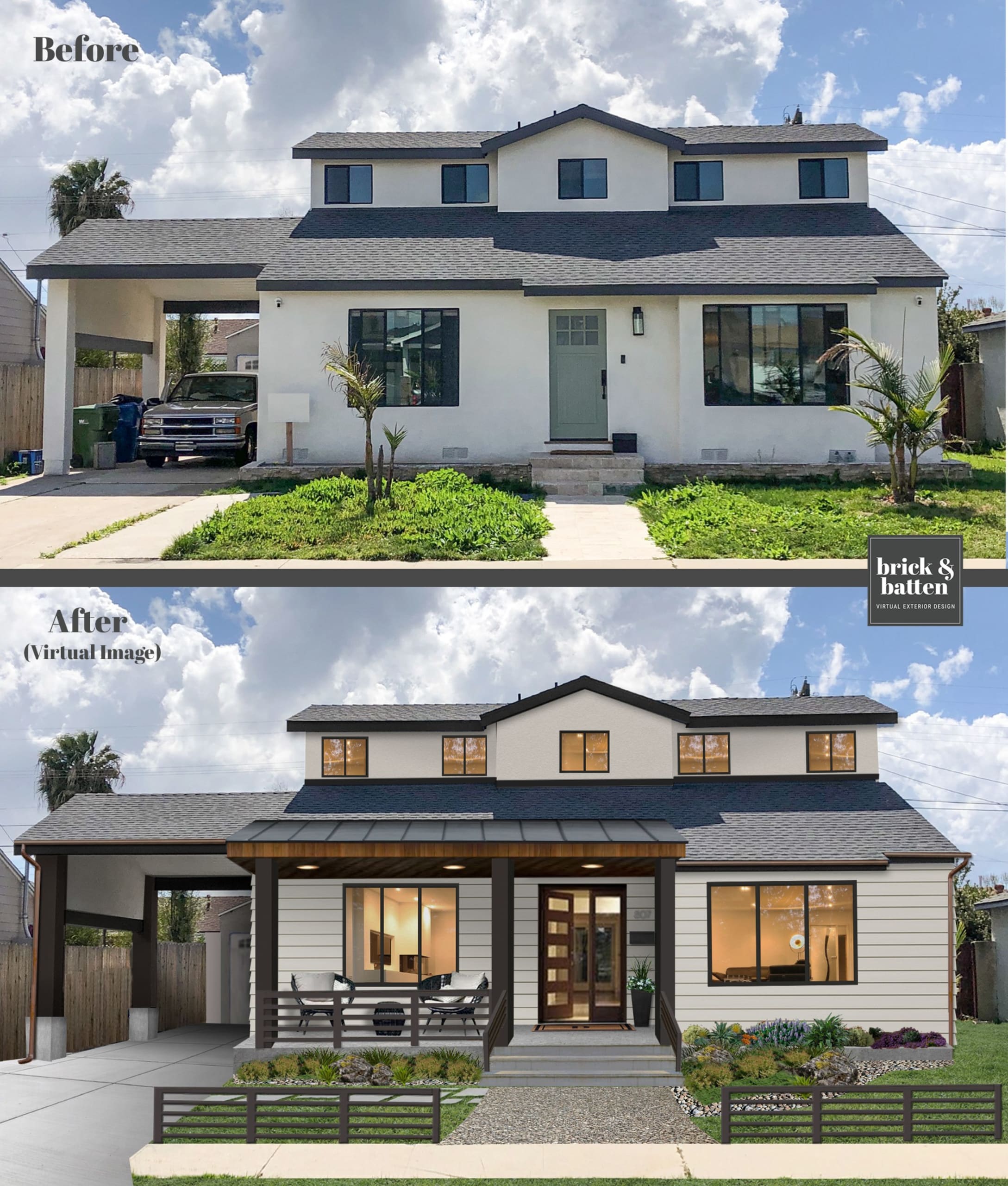 Our Review of Repose Gray by Sherwin Williams brick&batten