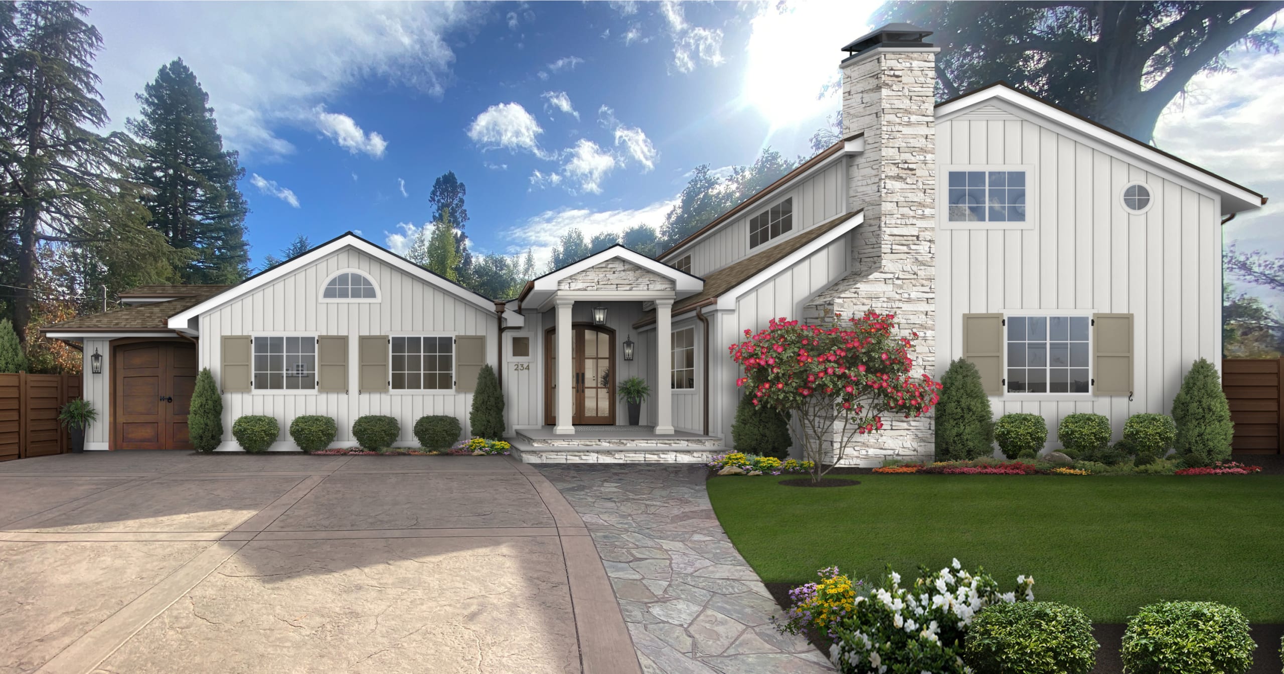 Our Review of Greek Villa by Sherwin Williams brick&batten