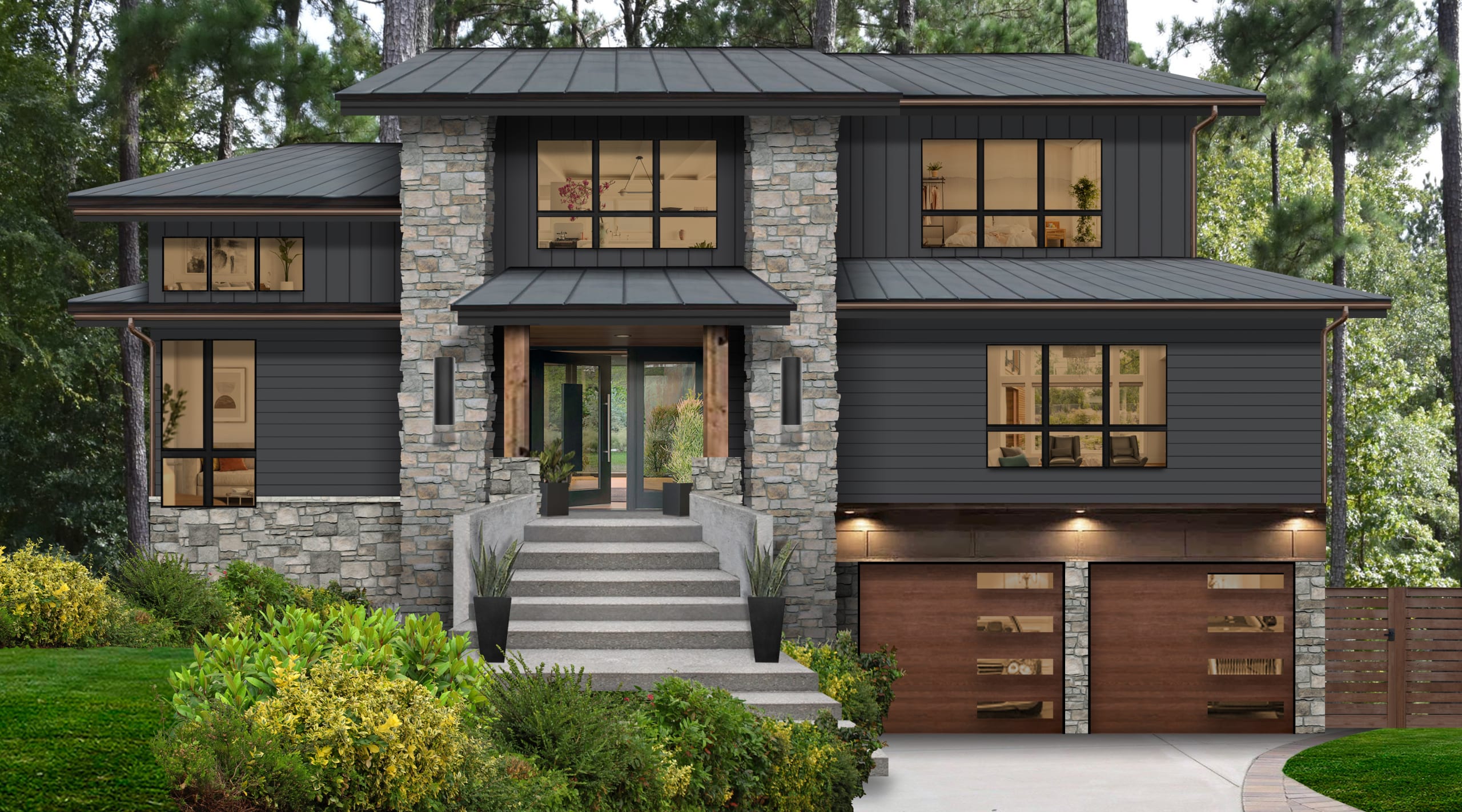 Warranty desain rumah depan tampak houzz roohome Warranty desain rumah depan tampak houzz roohome