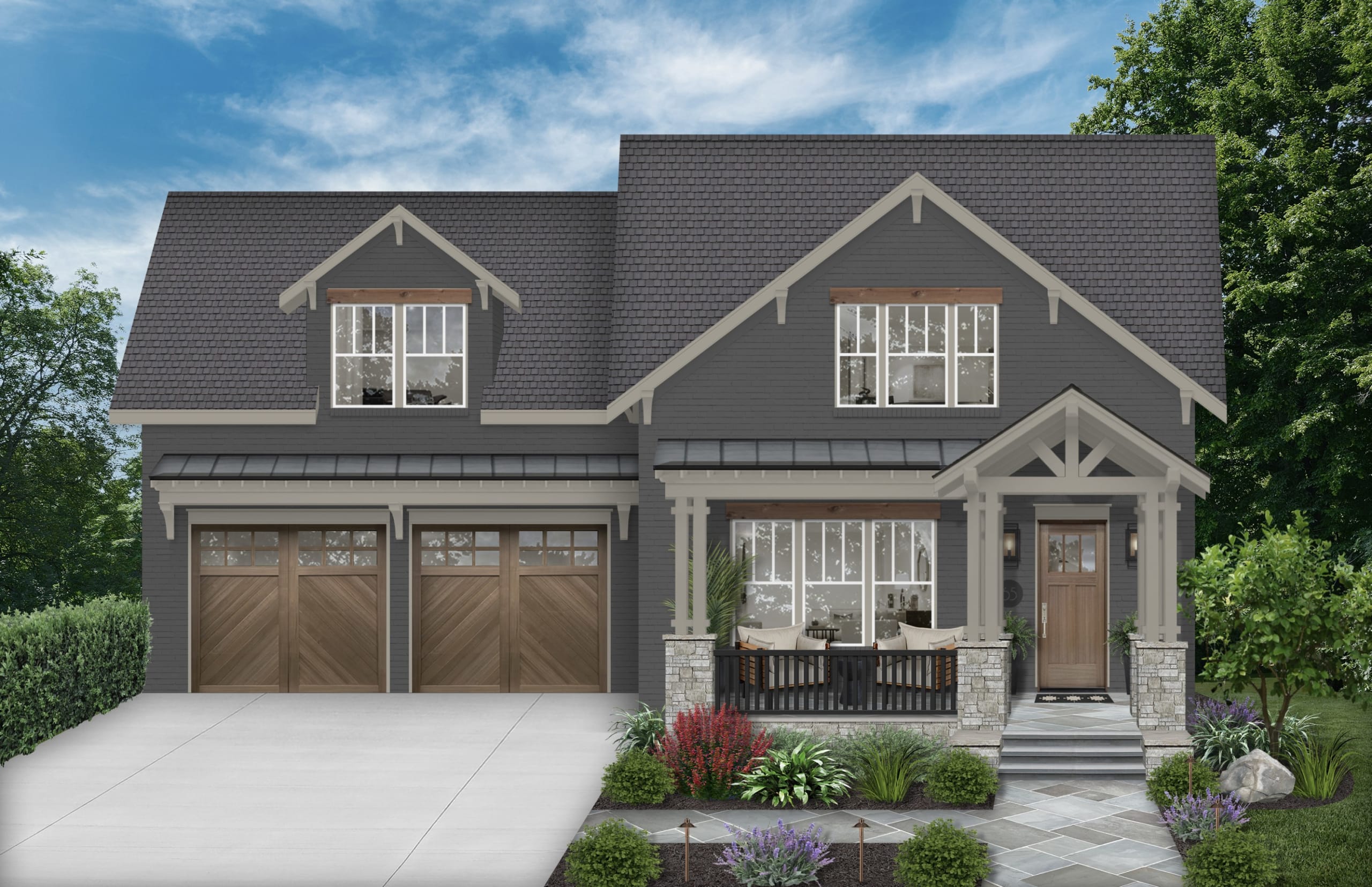 Garage Door Awnings That Elevate Curb Appeal - brick\u0026batten, image size:2560x1655