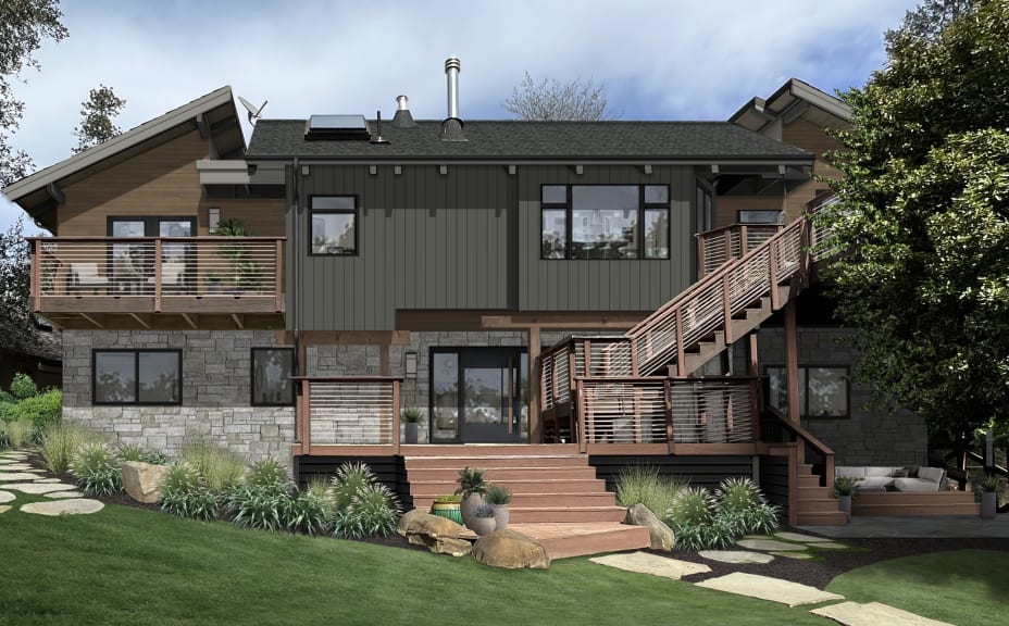 Multi Level Deck Design House