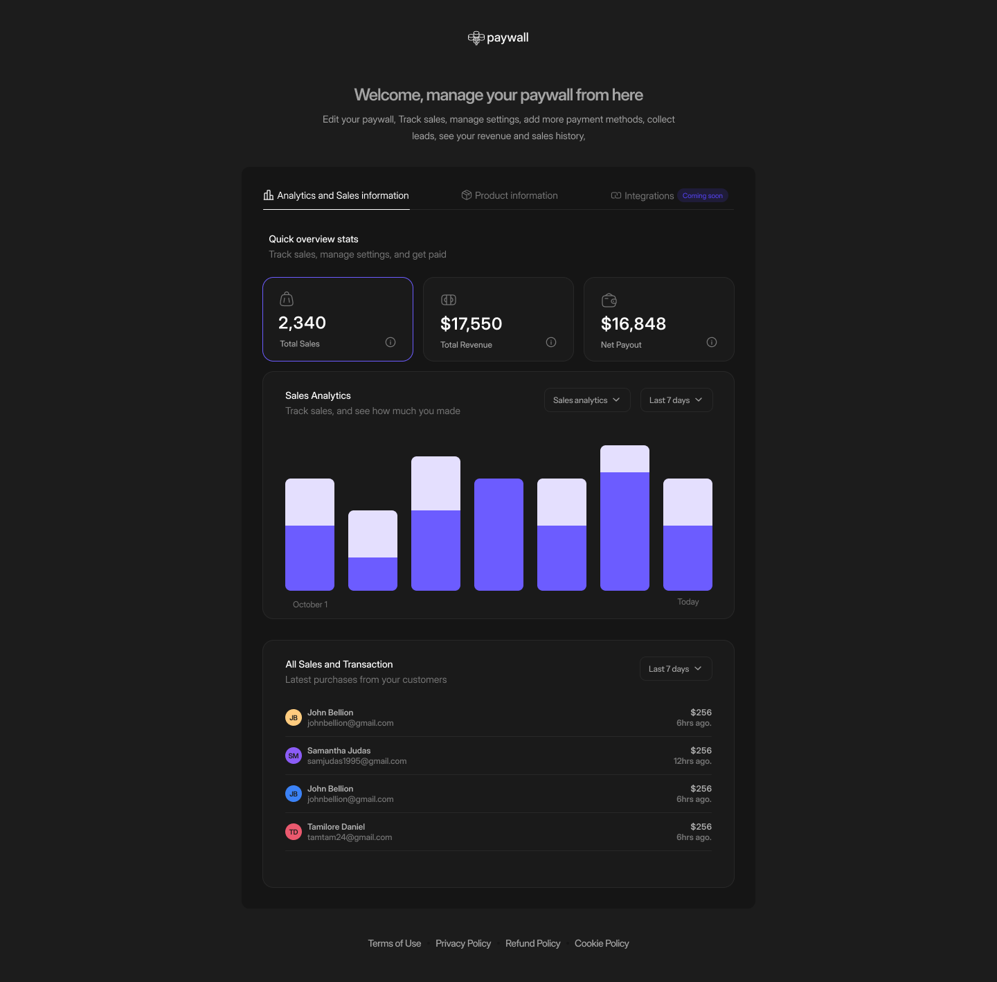 Buyemejollof dashboard design