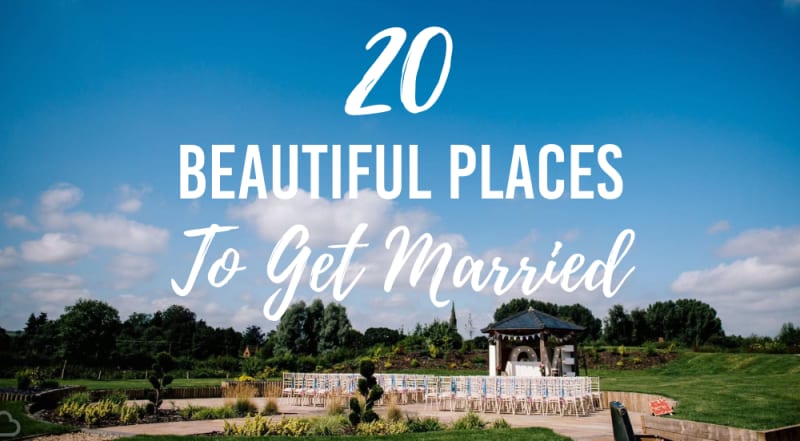 20 beautiful places to get married