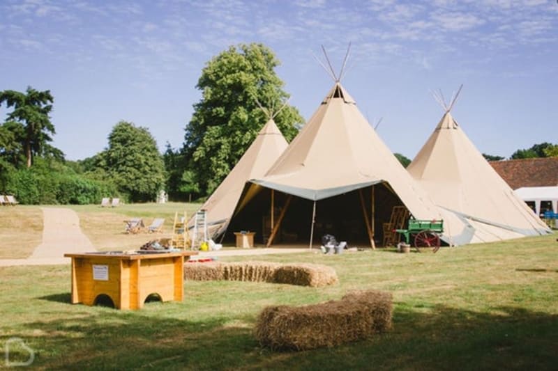 Chafford Park wedding venue with tents in Kent