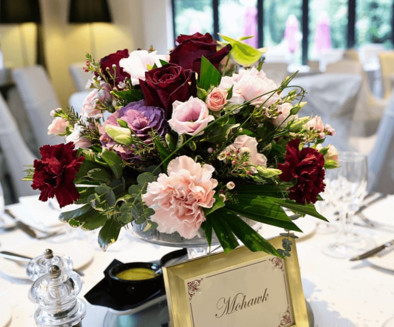 South West | Hampshire | Lymington | Winter | Traditional | Christmas | Maroon | Brown | Hotel | Real Wedding | Jennie Franklin #Bridebook #RealWedding #WeddingIdeas Bridebook.co.uk 