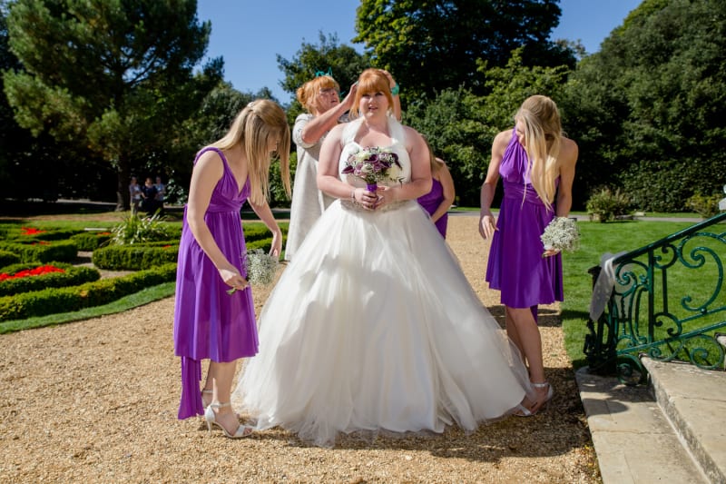South West | Dorset | Bournemouth | Summer | Beach | Classic | Purple | Turquoise | Castle | Real Wedding | Jennie Franklin #Bridebook #RealWedding #WeddingIdeas Bridebook.co.uk 