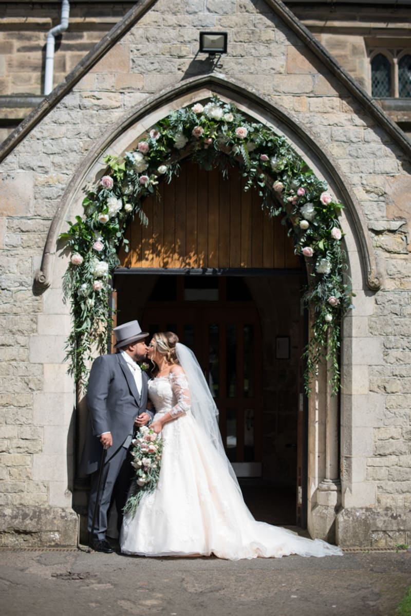 West Midlands | Staffordshire | Summer | Glamorous | Helicopter | Pink | Gold | Country House | Real Wedding | Kayleigh Pope #Bridebook #RealWedding #WeddingIdeas Bridebook.co.uk