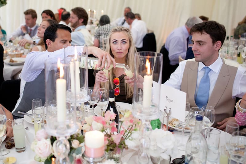Bridebook.co.uk- guests pouring shots