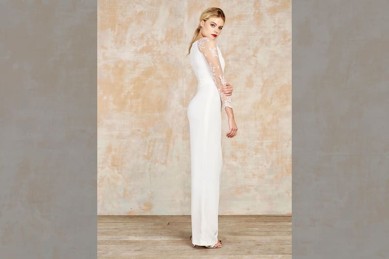 bridebook.co.uk house of ollichon white jumpsuit
